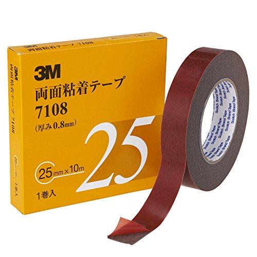3M 両面粘着テープ 7108 25mm幅x10m 7108 25 AAD