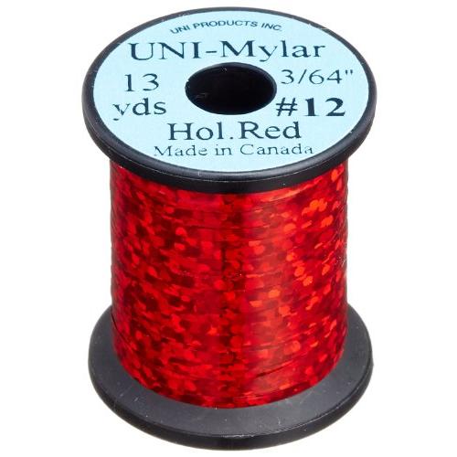 ティムコ(TIEMCO) フライマテリアル UNIマイラー #12 3/64 ホロレッド