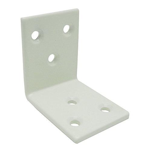 和気産業(Waki Sangyo) 巾広アングル 補強金具 接合金具 連結金具 白 40×40×30...