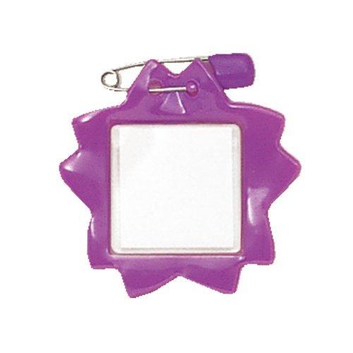 共栄プラスチック ORIONS 桜型名札 10枚入 紫 C-7-10-V