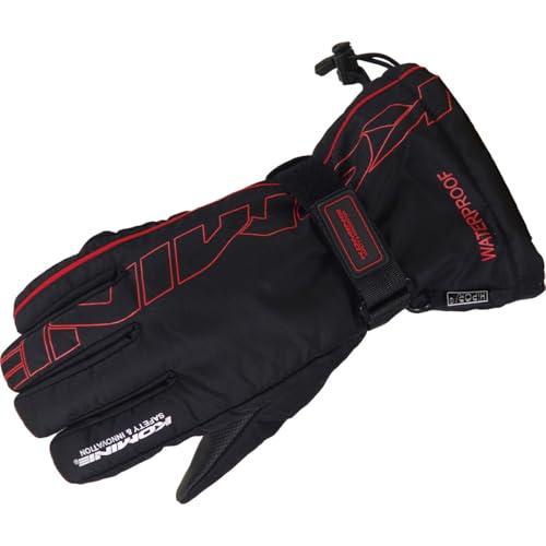 [コミネ] バイク用 グローブ レインオーバーグローブ ブラック/レッド L GK-132 722 ...