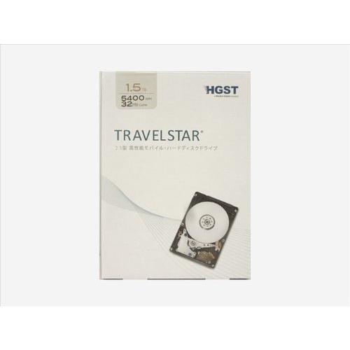 HGST Travelstar パッケージ版 2.5inch 1.5TB 5400rpm 32MB ...