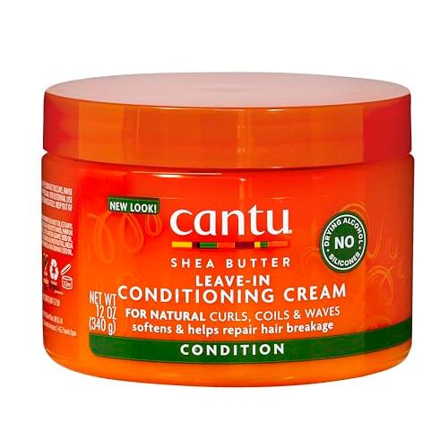 Cantu コンディショニングリペアクリームでナチュラルヘアを残すためにシアバター、12オンス