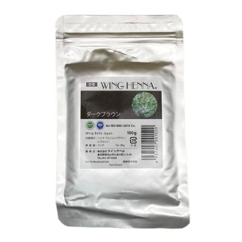 ウィングヘナ　ダークブラウン100ｇ