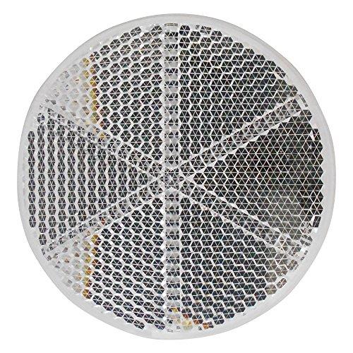和気産業(Waki) 反射板 リフレクター 直径107mm 厚み10mm クリア 注意喚起 工場 駐...