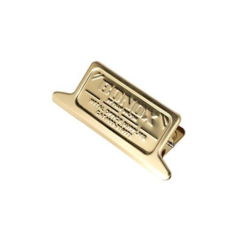 ダルトン(Dulton) 文具 メタル クリップ 黄銅色 高さ46×幅117×奥行33mm META...