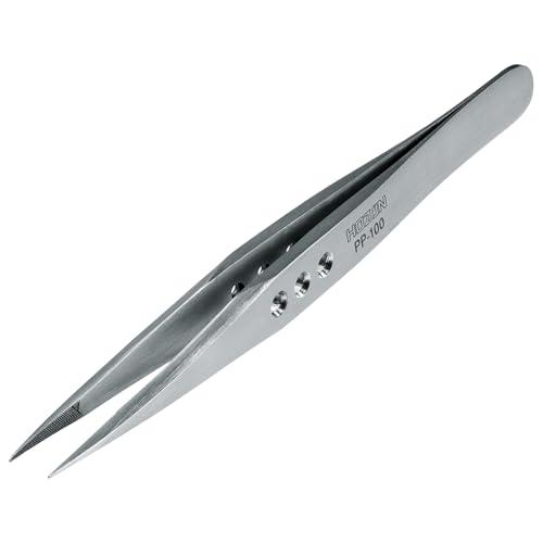 ホーザン(HOZAN) ピンセット 厚肉仕上げ 板厚2.8mm 全長125mm 開き幅8mm 先端幅...