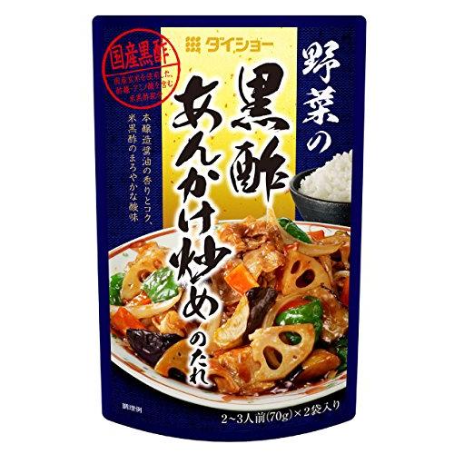 ダイショー 野菜の黒酢あんかけ炒めのたれ 140g×10個