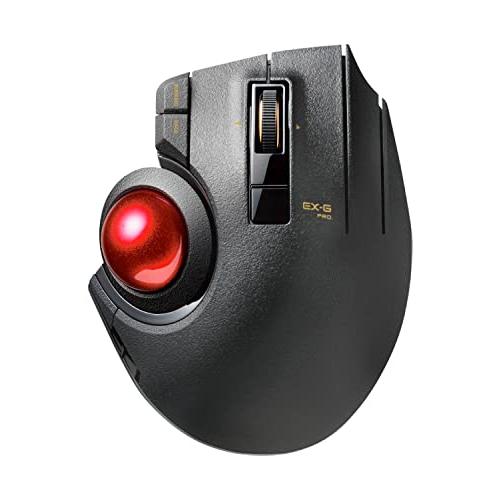 エレコム マウス 有線/ワイヤレス/Bluetooth トラックボール親指 8ボタン チルト機能 ブ...