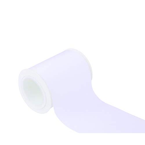 【IDECORRIBBONS】幅75mm グログランリボン 長さ4.5m #029ホワイト