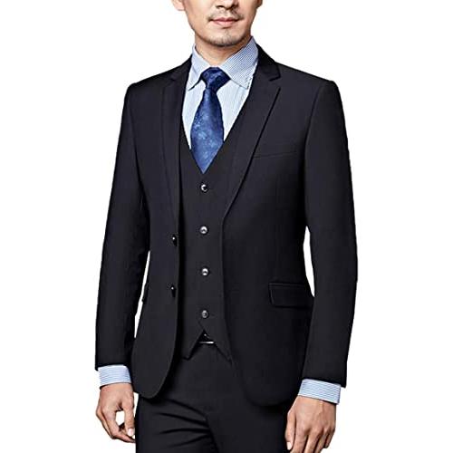 [VYOOU] メンズ フォーマル スーツ ブレザー ビジネスジャケット 上着 大きいサイズ 紳士 ...