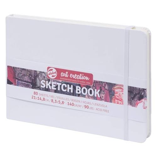 ターレンス アートクリエーションスケッチブック 絵を描く手帳 21×15cm 白 厚み140G/・ ...
