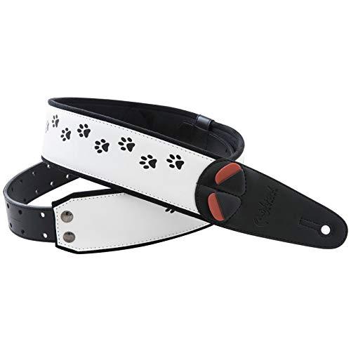 RightOn! STRAPS ギター・ベース用ストラップ 幅 6cm、長さ 95~145cm Wh...