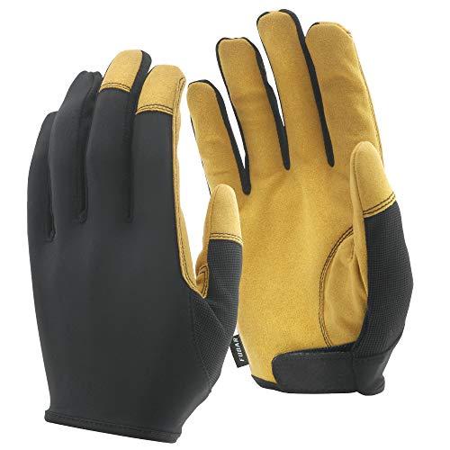 おたふく手袋(Otafuku Glove) 人工皮革手袋 フーバー [人工皮革 ショート丈 甲部スト...