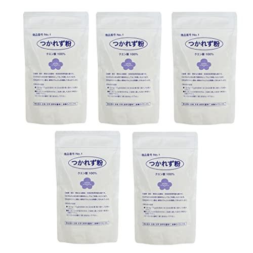 つかれず本舗 つかれず粉 １７０ｇ x ５袋セット　クエン酸１００％