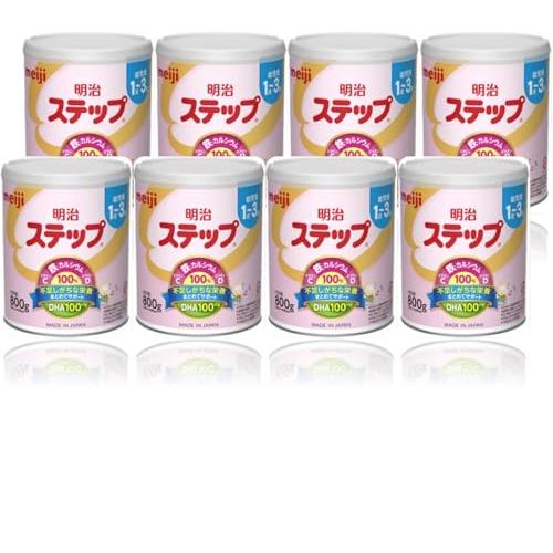【旧品】明治ステップ 800g ×8缶 粉末 [1歳~3歳頃 フォローアップミルク]