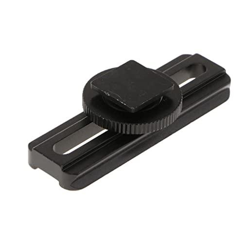 Flameer ホットシュー マクロフォーカス スライダー レールスライダー 20mm クイックリリ...