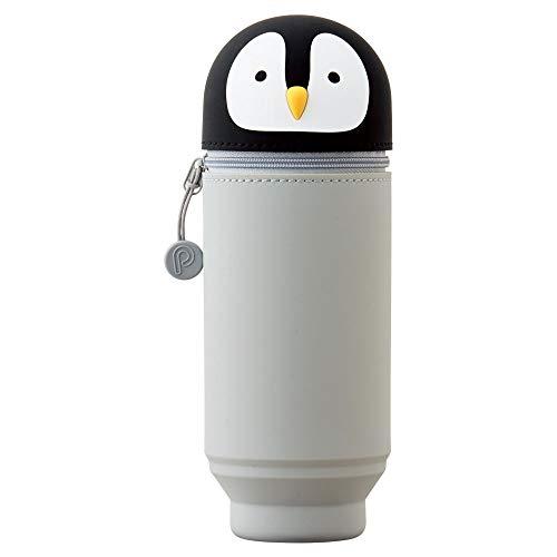 リヒトラブ スタンド ペンケース BIG プニラボ ペンギン A7714-10