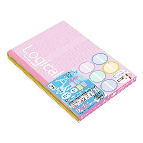 ナカバヤシ ロジカルエアーノート 5冊パック セミB5 A罫 ペールトーンシリーズ ノ-B585A-...