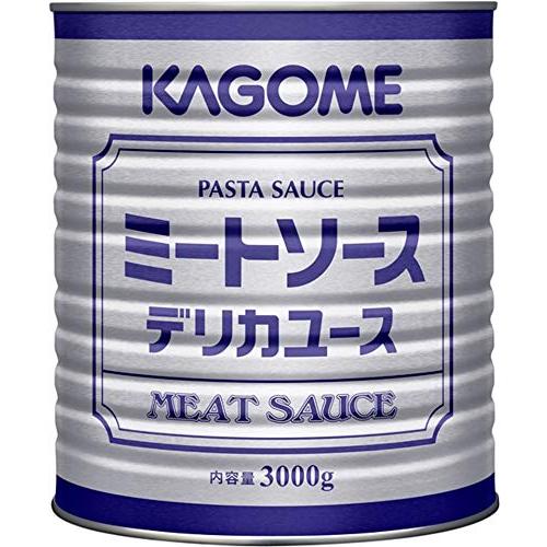 カゴメ ミートソース デリカユース 1号缶 3kg 3000g 業務用 大容量 レストラン用
