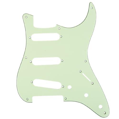 Musiclily Pro 8穴 ST50's 57 年式SSSストラトキャスター用ピックガードAm...