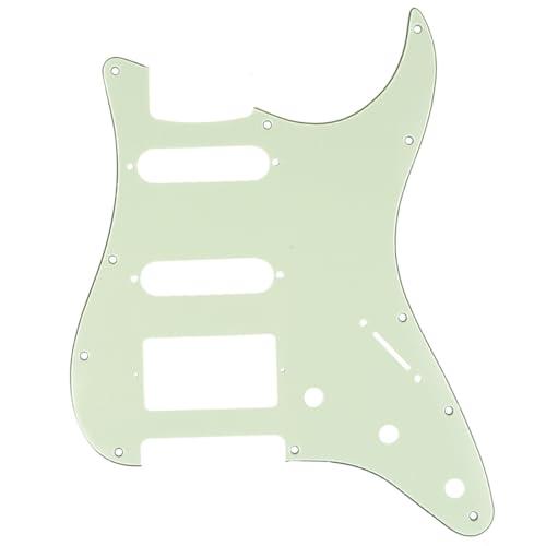Musiclily Pro 11穴 SSH ストラト用ピックガードAmerican Stratストラ...