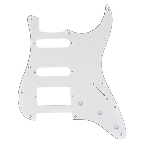 Musiclily Pro 11穴 SSH ストラト用ピックガードAmerican Stratストラ...