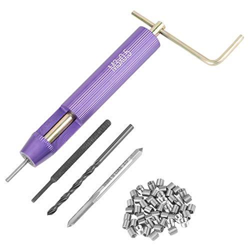 Hilitand ネジ穴補修キット M3 ヘリサート ステンレスヘリコイル ねじ穴修正工具セット (...