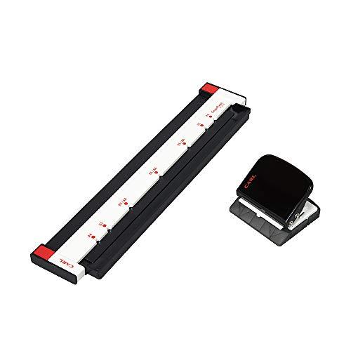 カール事務器(CARL) ルーズリーフパンチ ゲージパンチ A4/B5対応 5枚 ブラック 日本メー...