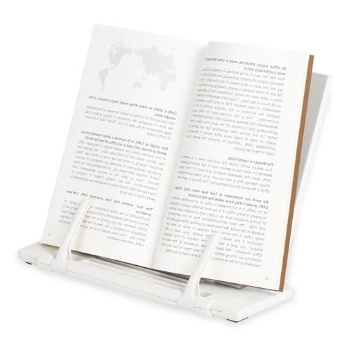 カール事務器 ブックスタンド 書見台 薄型 フラット 7段階調整機能付 ホワイト BKS-820-W
