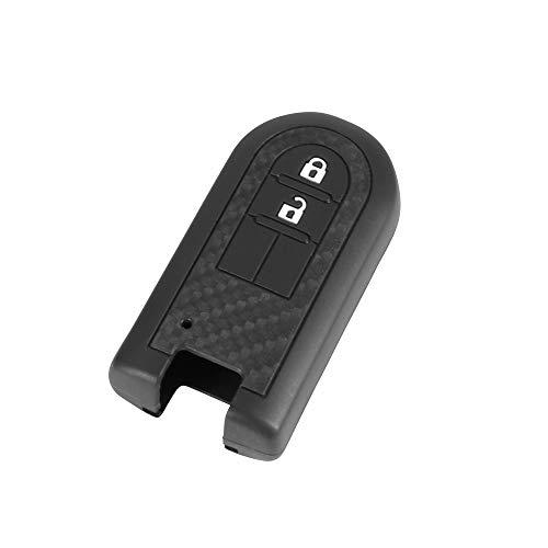槌屋ヤック(Tsuchiya Yac) 車内用品 キーカバー スマートキーカバー ダイハツ3 カーボ...
