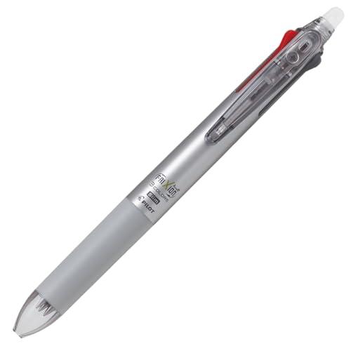 パイロット 3色ボールペン フリクション ボール3 スリム 0.5mm ダークシルバー LKFBS6...