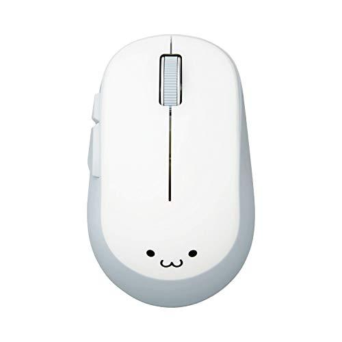 エレコム マウス ワイヤレス (レシーバー付属) Mサイズ 5ボタン (戻る・進むボタン搭載) Bl...