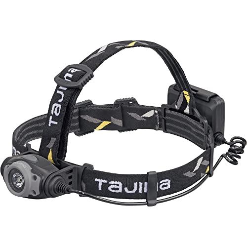 タジマ(Tajima) LEDヘッドライト グレー 明るさ最大280lm 54×38×87mm LE...
