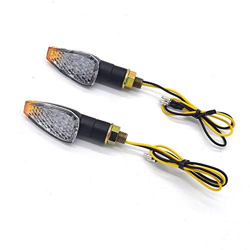 evomosa ウインカー ランプ ターン ライト LED バイク 両面発光 高輝度 汎用 前後 左...