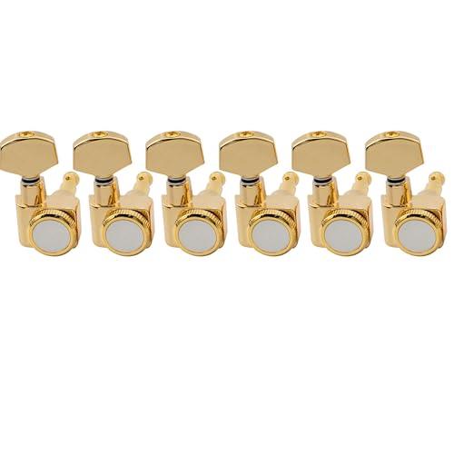 Musiclily Pro 6連 2ピンギターロックペグ Locking Tuners ストラトSt...