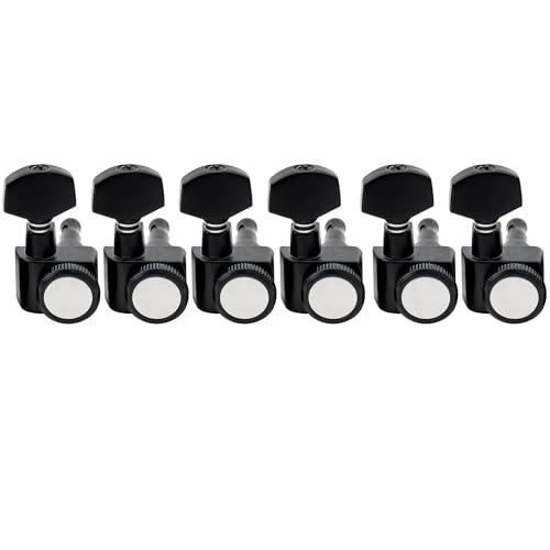 Musiclily Pro 6連 2ピンギターロックペグ Locking Tuners ストラトSt...
