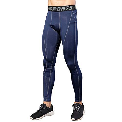 [Nesseo] スポーツタイツ メンズ コンプレッション ロング タイツ パワーストレッチ レギン...