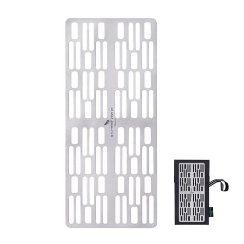 Boundless Voyage チタン 焼き網 25cm×11cm 厚さ2mm グリルプレート 鉄...