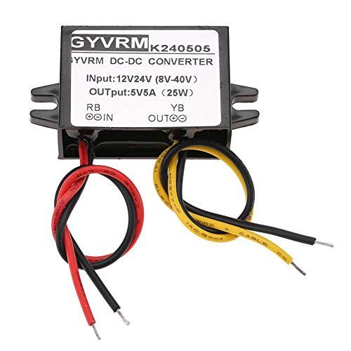 Hilitand DC-DCコンバーター 12V / 24V から 5V 5A 25W 降圧コンバー...