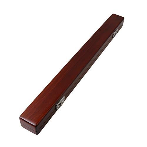 Yibuy 460x44x37mm 木製 バトンケース オーケストラ指揮者 保管用 レッドウッドカラ...