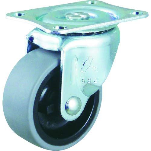 ハンマーキャスター(Hammer Caster) 旋回式 エラストマー車輪 PPホイール 65mm ...