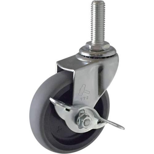 ハンマーキャスター(Hammer Caster) ねじ込み旋回式 エラストマー車輪 PPホイール 7...