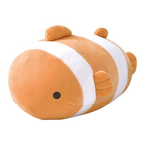 りぶはあと ボルスタークッション マシュマロアクアミエ クマノミ W15xD27xH14cm 682...