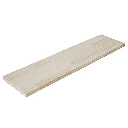 平安伸銅工業 LABRICO ウォールシェルフ用棚板 無塗装木目 幅60×奥行15×厚さ1.5cm ...