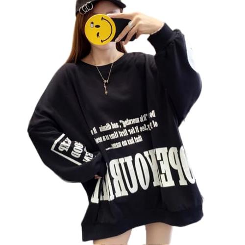 [Gergeous] トレーナー レディース 長袖パーカー クルーネック トップス 春服 ストリート...