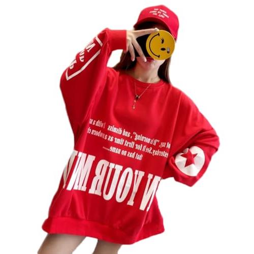 [Gergeous] トレーナー レディース 長袖パーカー クルーネック トップス 春服 ストリート...
