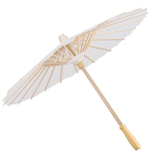 Wifehelper Atyhao 和傘 日傘 無地 和傘 無地 白 継柄 踊り傘 白 踊り 写真 ...