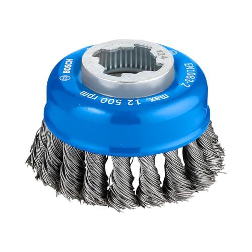ボッシュ(BOSCH) X-LOCK カップワイヤーブラシ (カップ形・75mmφ・鉄0.5mmツイ...