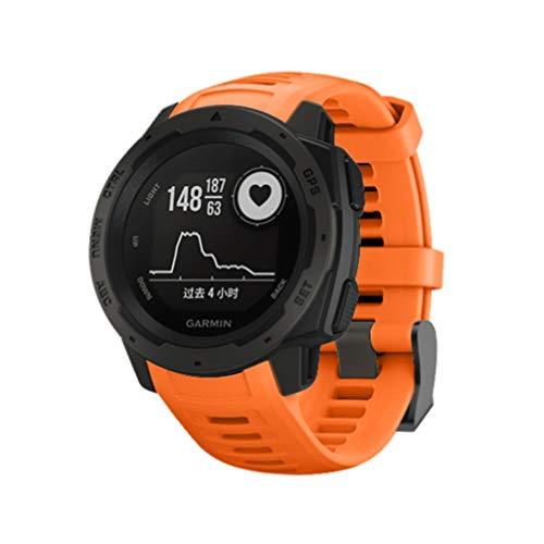 Garmin Instinct バンド/ベルト Comtax 22mm交換用バンド 柔らかいシリコン...